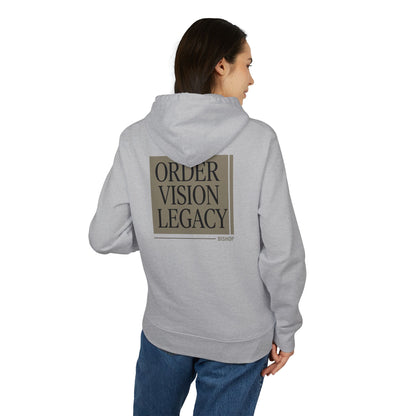 Order Vision Legacy Hoodie — Minimalist Typographic Pullover