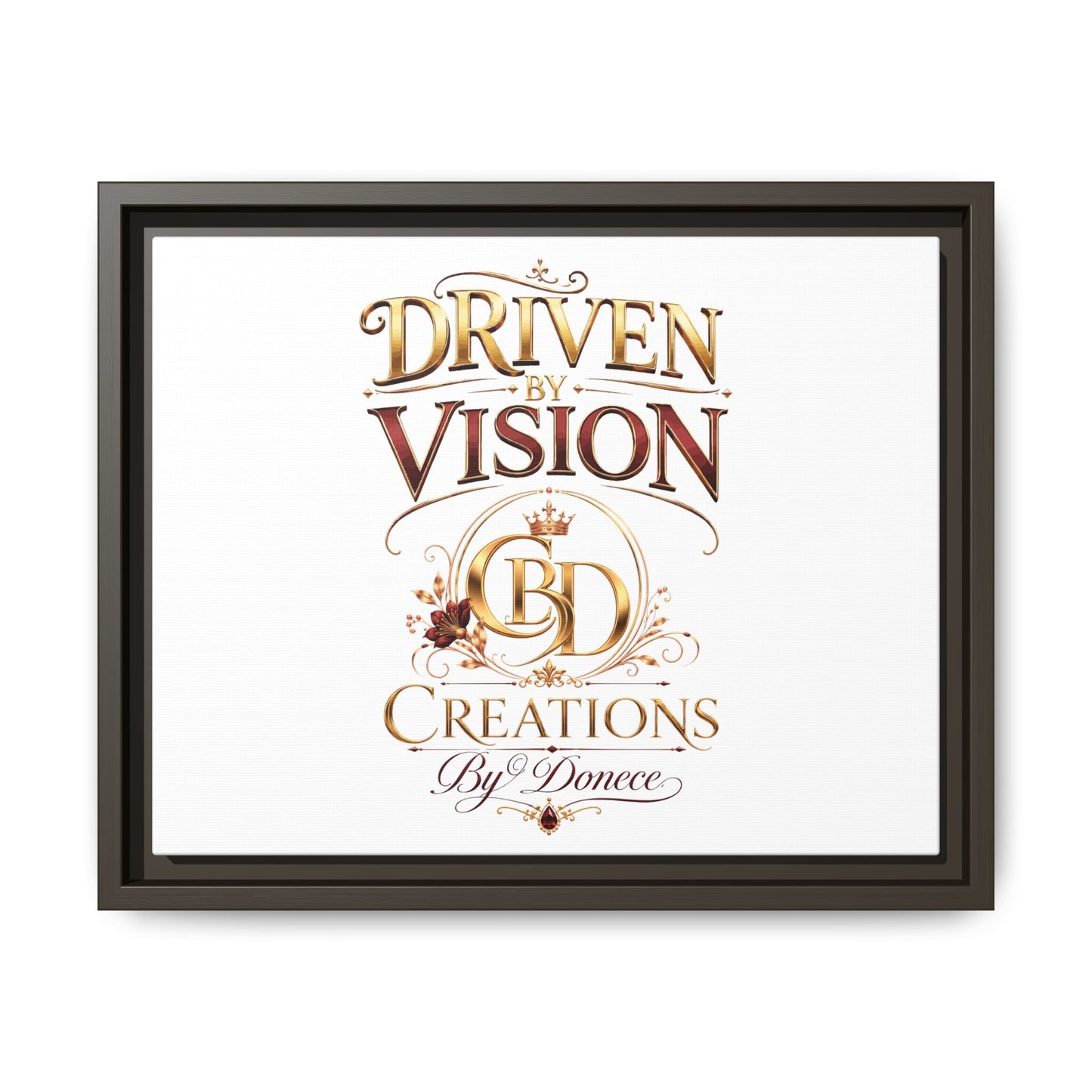 Driven by Vision Framed Canvas Wall Art