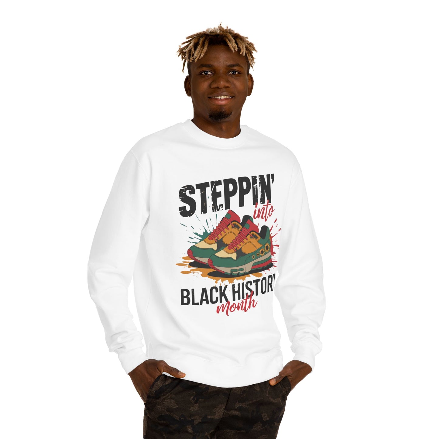 Steppin' into Black History Month Sweatshirt
