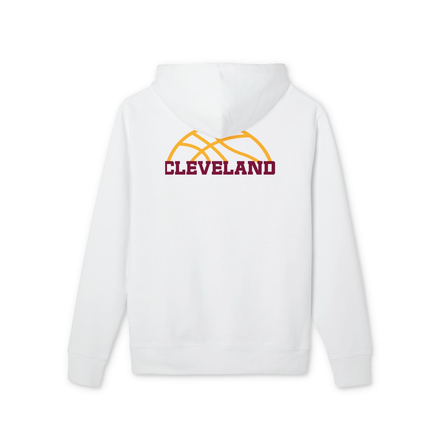 Cleveland Basketball Hoodie — Retro Hoop Logo Pullover
