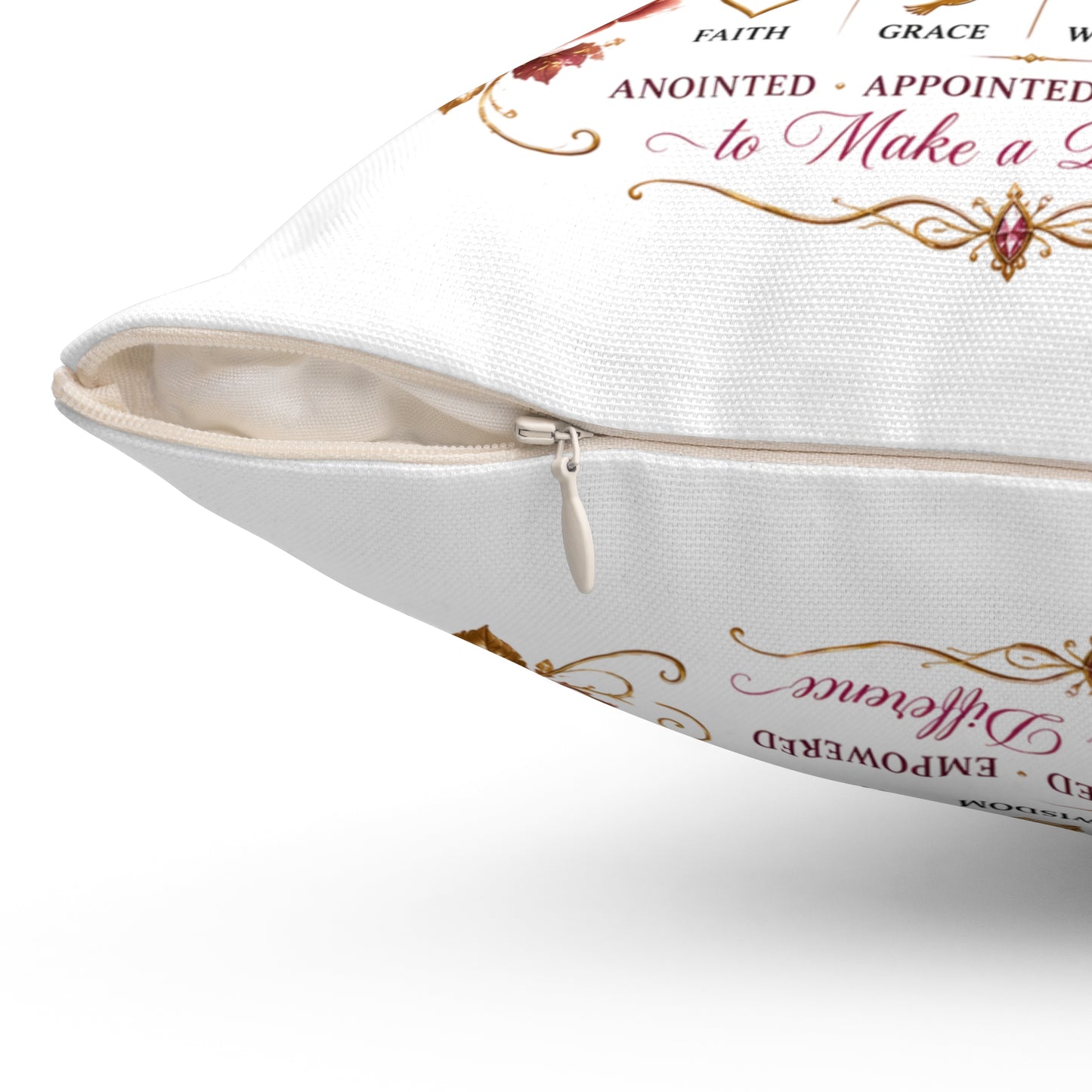 First Lady Decorative Pillow — 'First Lady: Leading With Love' Christian Accent Cushion