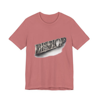 Bishop Retro Chrome Logo T‑Shirt