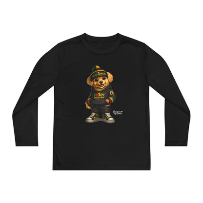 Youth Long Sleeve Tee — Streetwear Teddy Bear Graphic