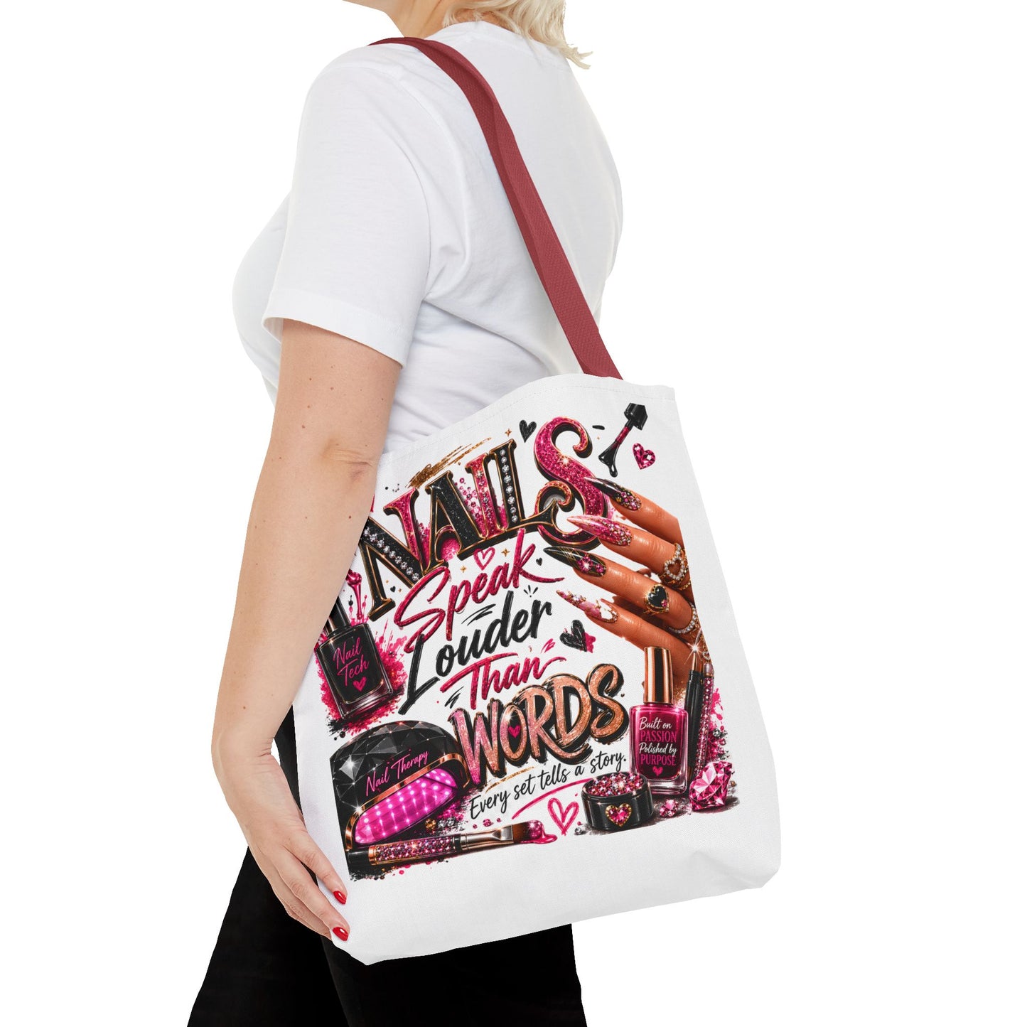 Nails Speak Louder Than Words Tote Bag
