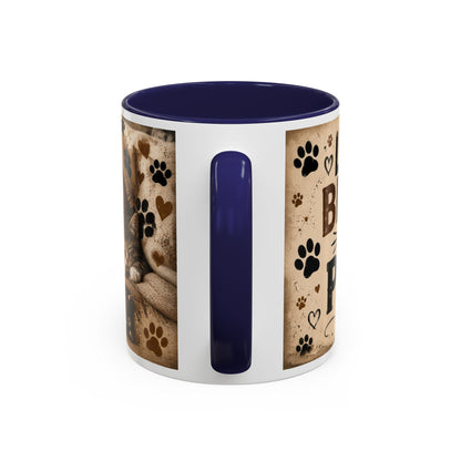 Dog & Cat Coffee Mug - "Less People, More Dogs & Cats" Accent Ceramic Mug