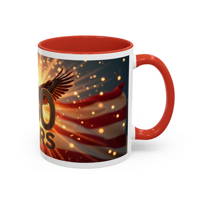 250 Years Commemorative Coffee Mug — Patriotic Eagle & American Flag Accent (11/15oz)