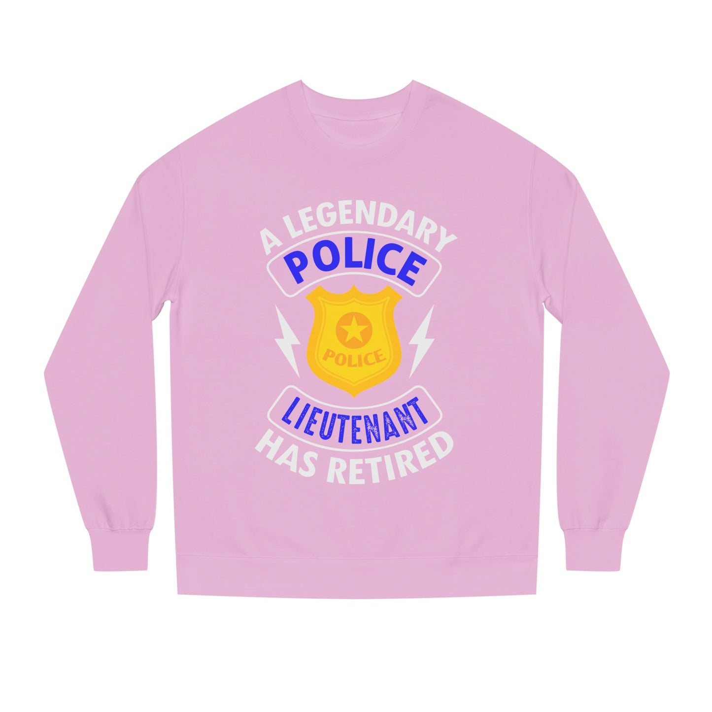 Retired Police Lieutenant Sweatshirt — Legendary Badge Crewneck
