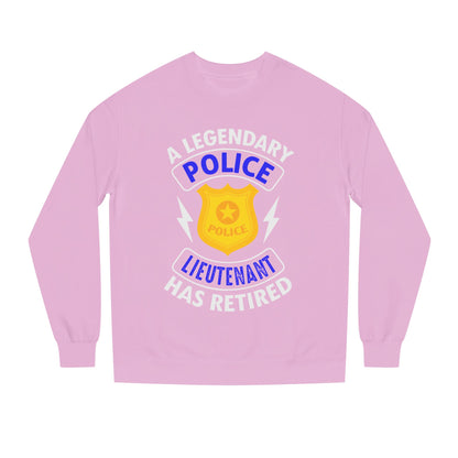 Retired Police Lieutenant Sweatshirt — Legendary Badge Crewneck