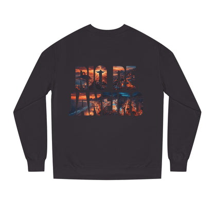Rio de Janeiro Graphic Sweatshirt — Sunset Typography Travel Crewneck
