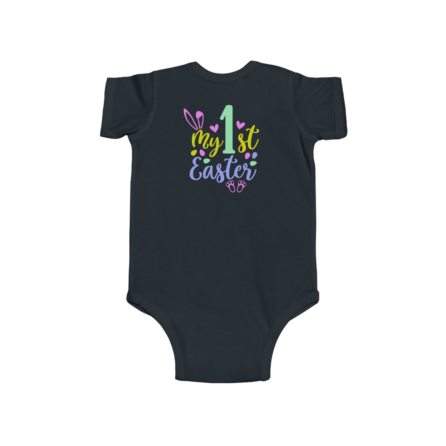 Baby Bodysuit "My 1st Easter" - Pastel Bunny First Easter Onesie
