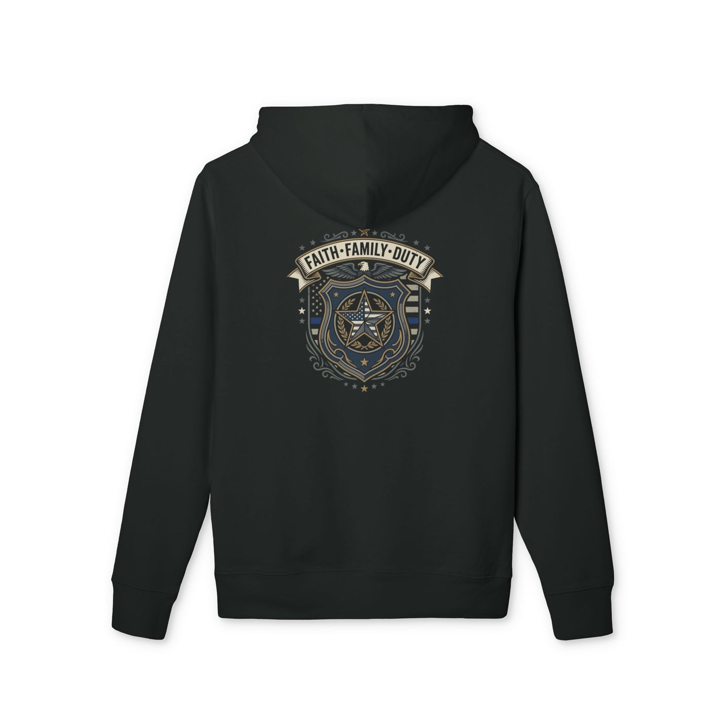 Faith • Family • Duty Police Badge Hoodie
