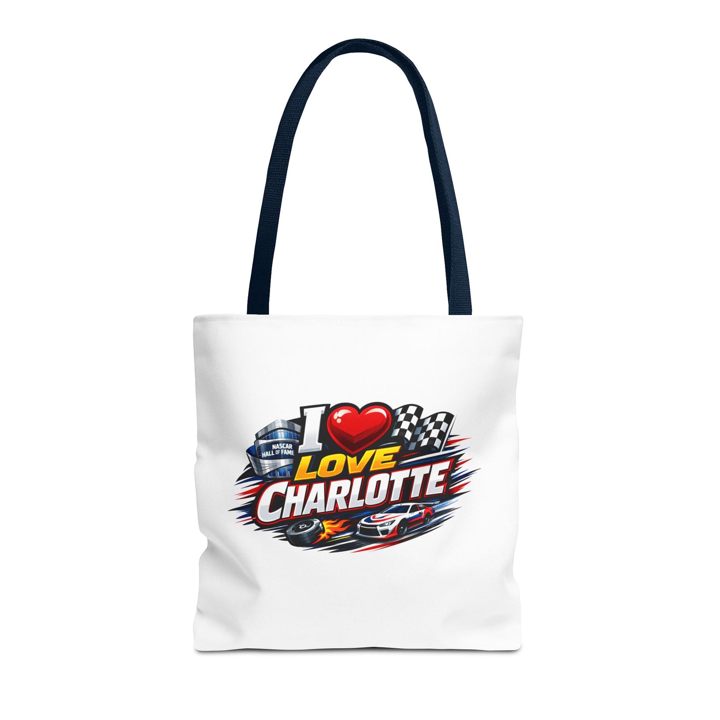I Love Charlotte Racing Tote Bag