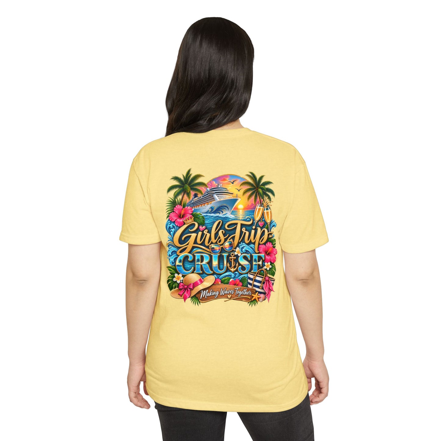 Girls Trip Cruise T-Shirt — Tropical Vacation Graphic Tee