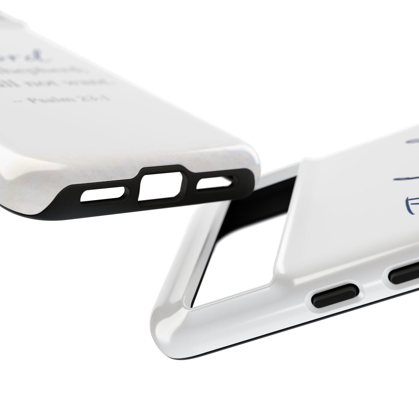 Psalm 23:1 Phone Case — "The Lord is my shepherd; I shall not want" Christian Protective Cover