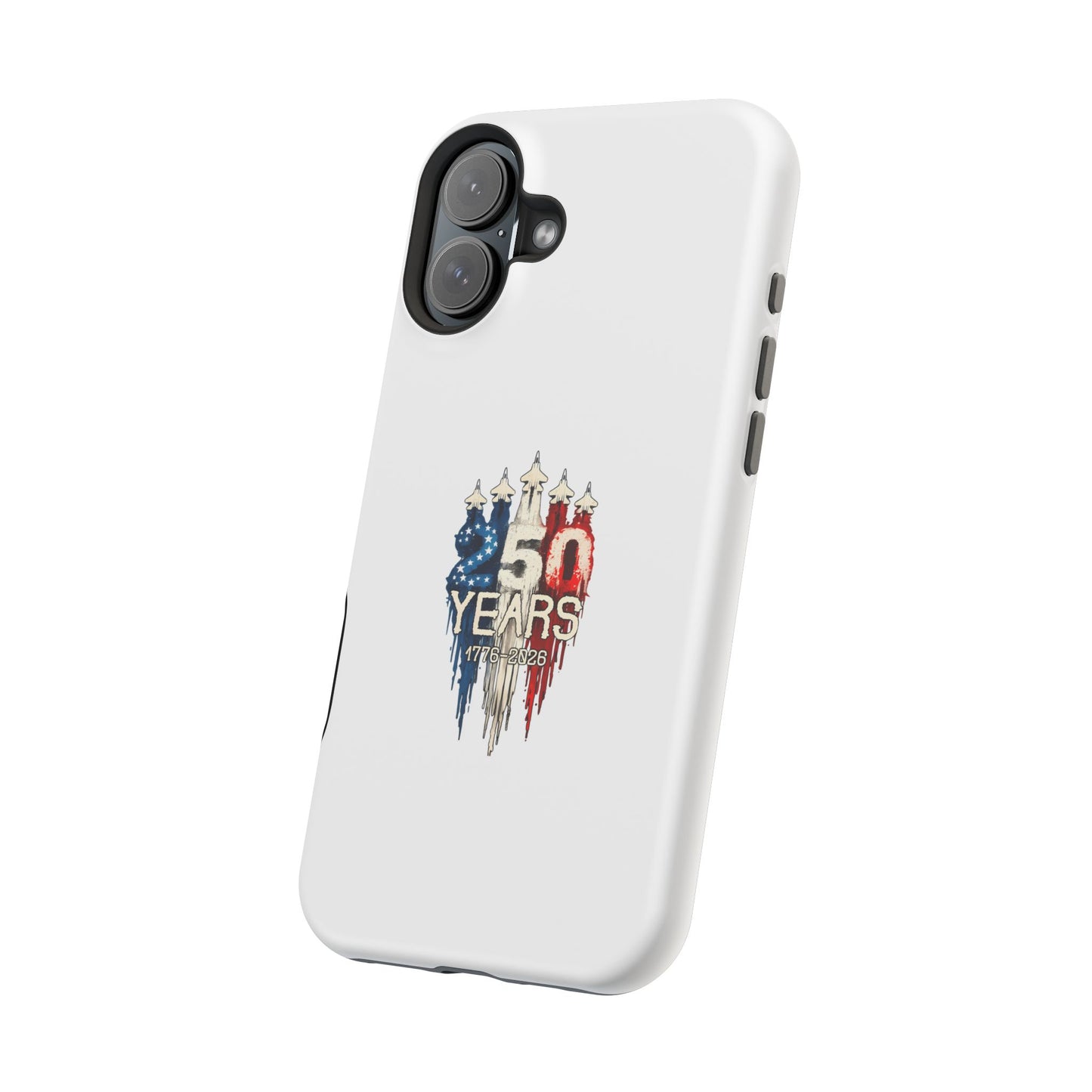 50 Years Patriotic iPhone Case — American Flag Anniversary Magnetic Impact-Resistant Case