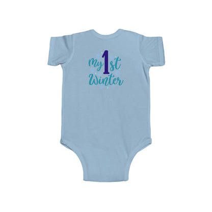 My 1st Winter Baby Bodysuit – Infant First Winter Onesie