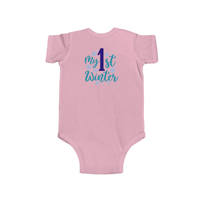 My 1st Winter Baby Bodysuit – Infant First Winter Onesie