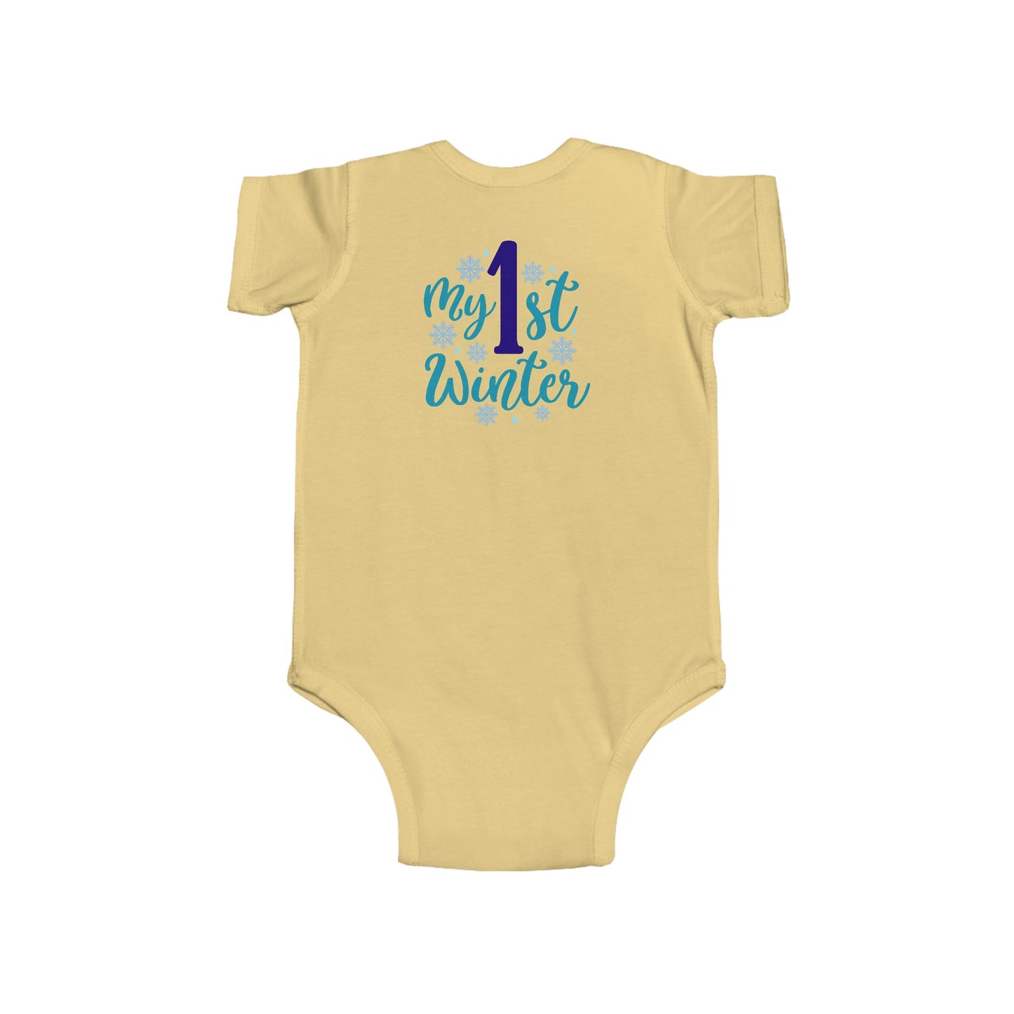 My 1st Winter Baby Bodysuit – Infant First Winter Onesie