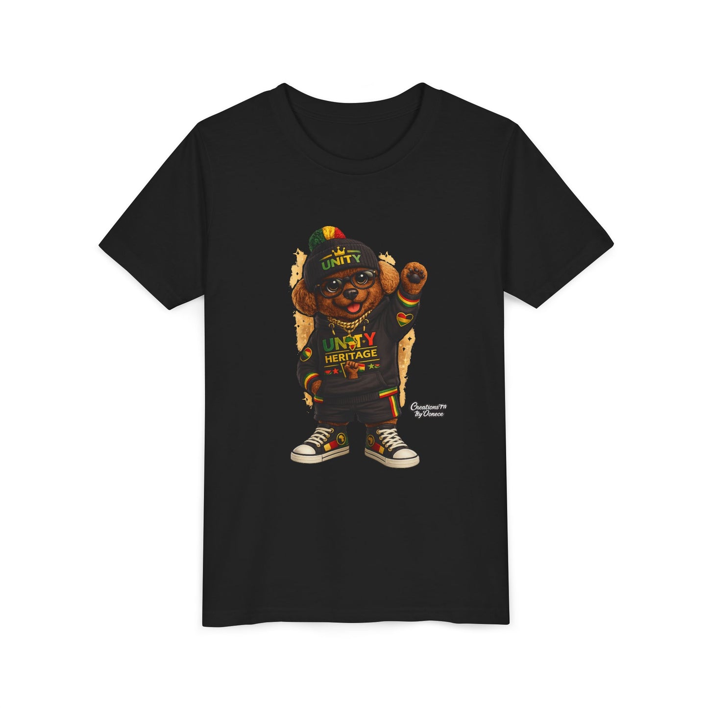Kids Unity Heritage Tee — Youth Short Sleeve Shirt with 'Unity' Design