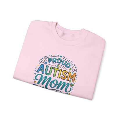 Proud Autism Mom Crewneck Sweatshirt