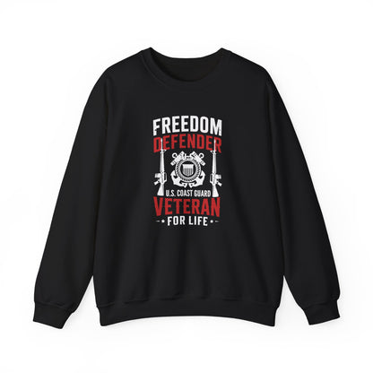 Freedom Defender U.S. Coast Guard Veteran Sweatshirt