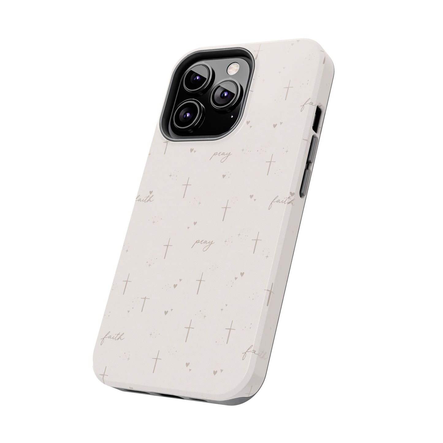 Pray with Faith Phone Case | Christian floral iPhone Case
