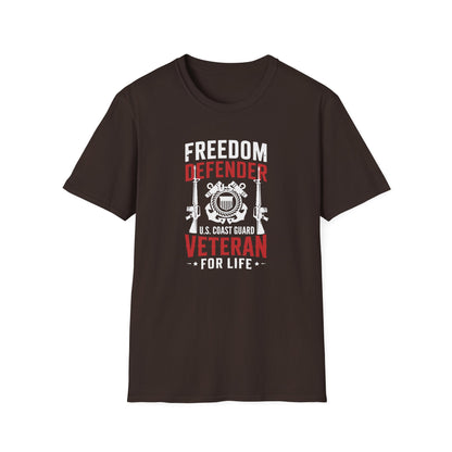 Freedom Defender U.S. Coast Guard Veteran T-Shirt
