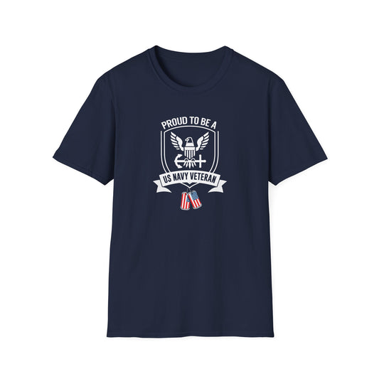 Proud to Be a US Navy Veteran T-Shirt