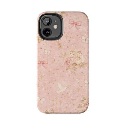 Grace Faith Phone Case | Christian floral iPhone Case