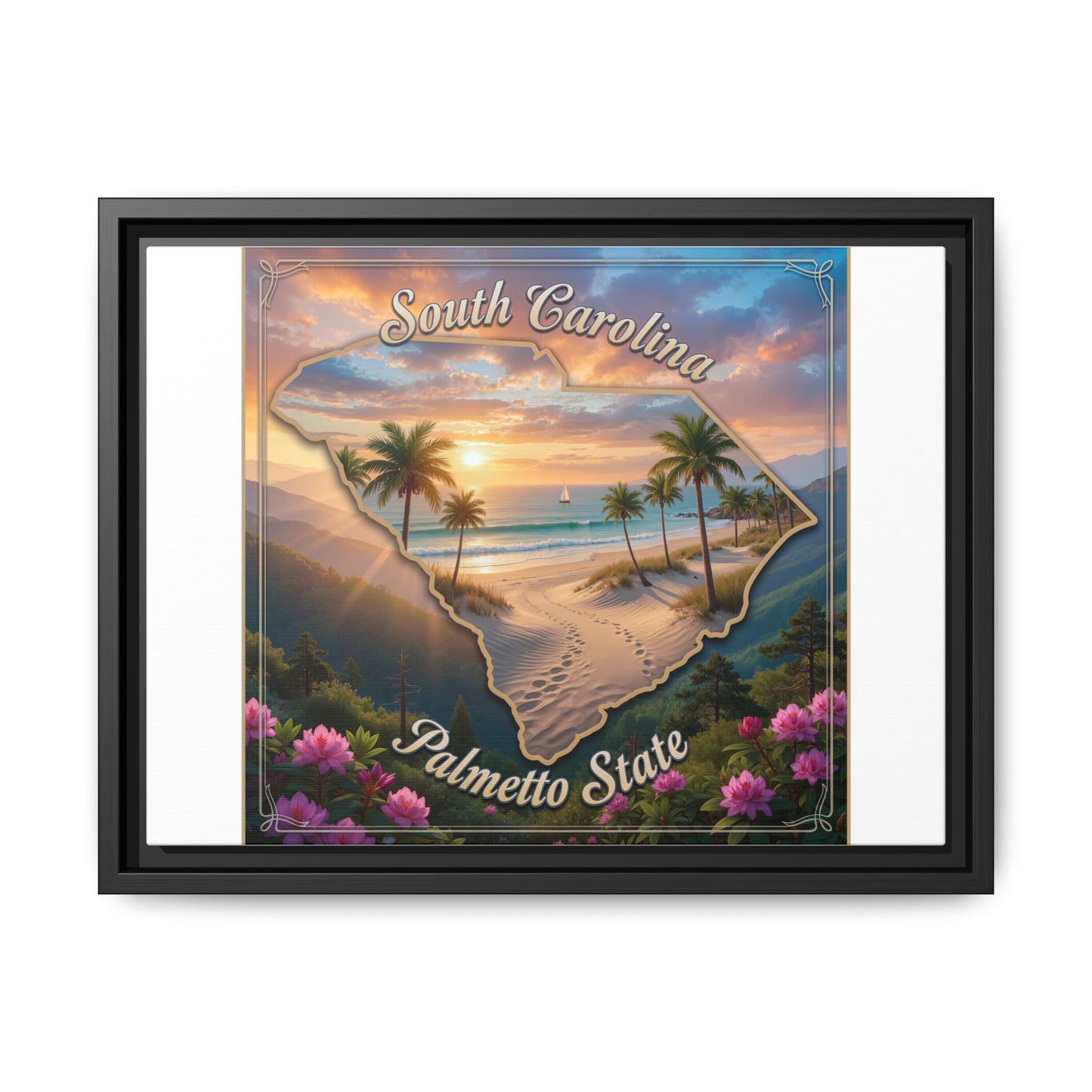 Matte Canvas, Framed (Multi-color)