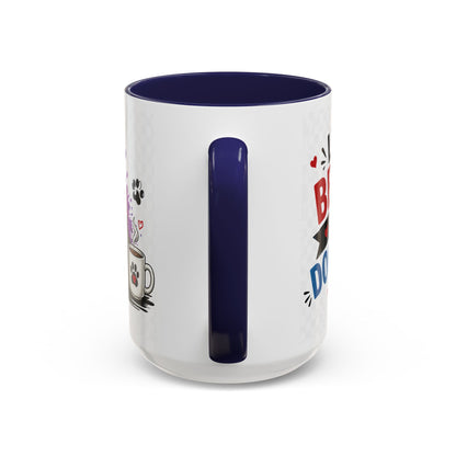 Dog and Cat Coffee Mug — 'This Is My Healer I'm A Cat' Cute Pet Lover Accent Mug (11/15oz)
