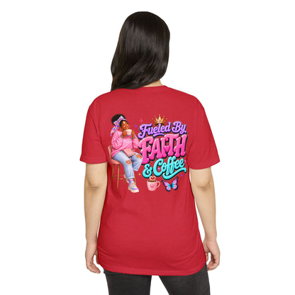 Fueled by Faith & Coffee T-Shirt — Christian Inspirational Graphic Tee