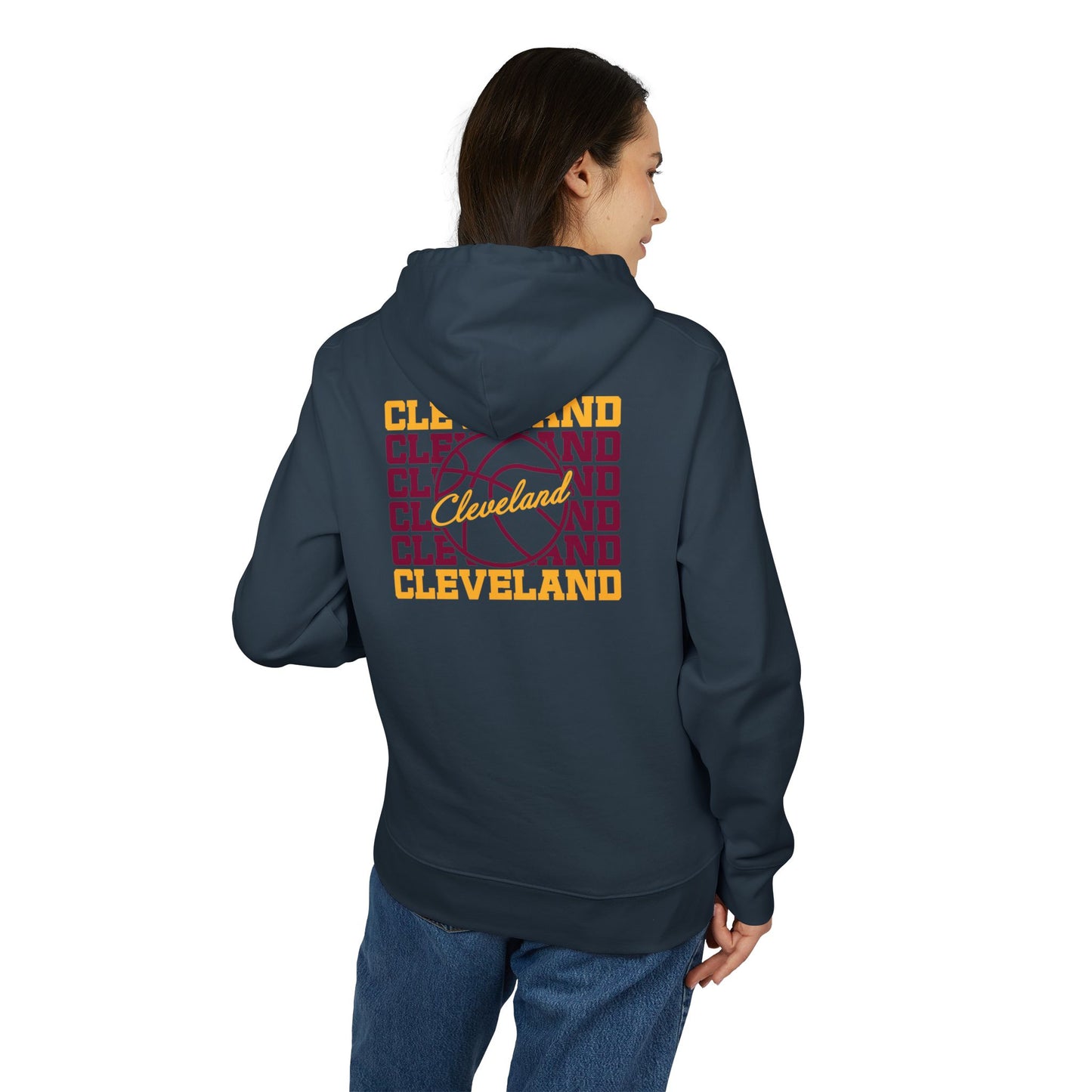 Cleveland Retro Script Hoodie — City Pride Crewneck