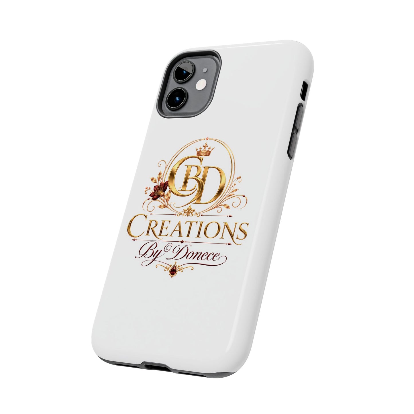 BD Creations By Donece Elegant Logo Tough Phone Case — Protective iPhone Cover