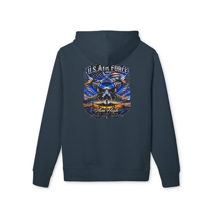 Air Force Skull Hoodie — U.S. Air Force Wings Military Tribute Pullover