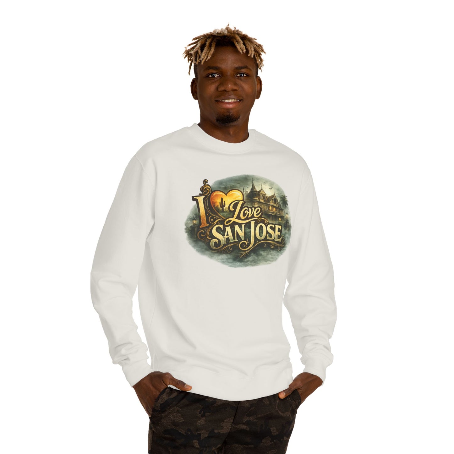 I Love San Jose Crewneck Sweatshirt
