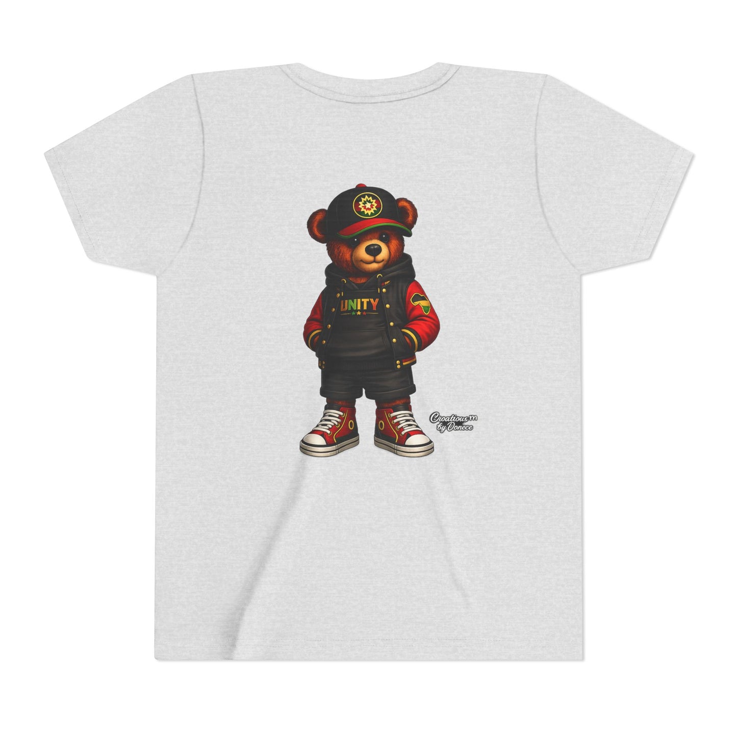 Youth Tee — 'Unity' Streetwear Teddy Bear Graphic Shirt