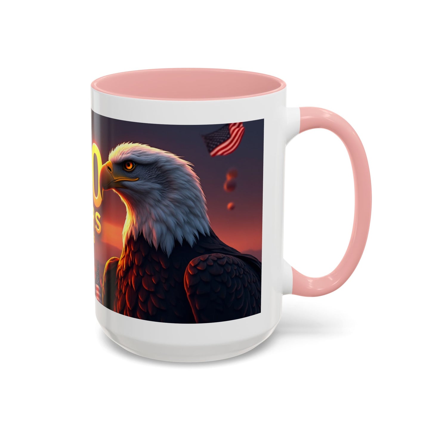 250 Years 1776–2026 Eagle Coffee Mug — Patriotic Anniversary 250th USA Celebration