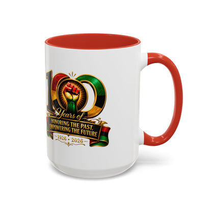 100 Years Commemorative Coffee Mug — "Honoring the Past, Empowering the Future"