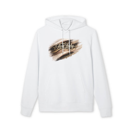 First Lady Brushstroke Hoodie — Elegant Script Pullover