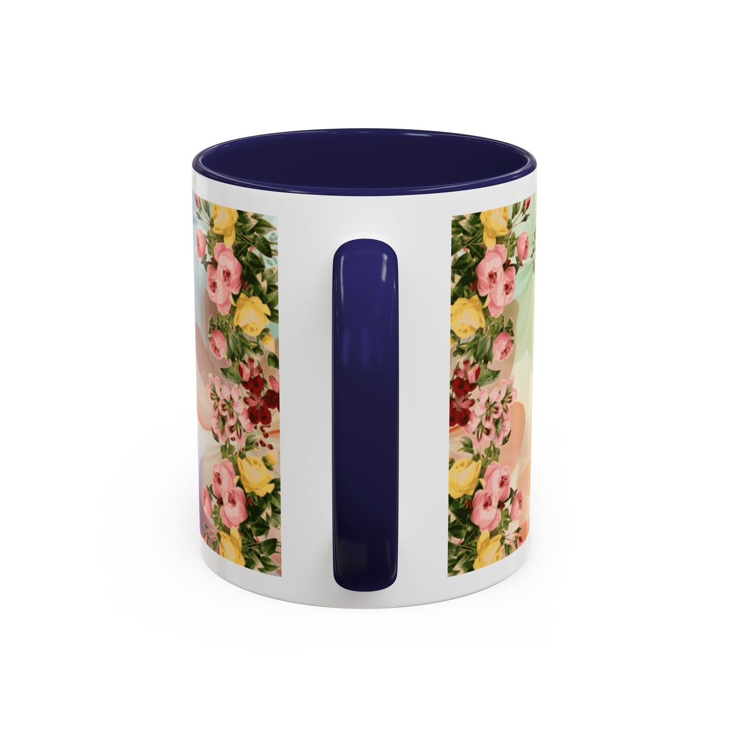 Mother’s Love Accent Coffee Mug – Floral Inspirational Gift (11/15 oz)