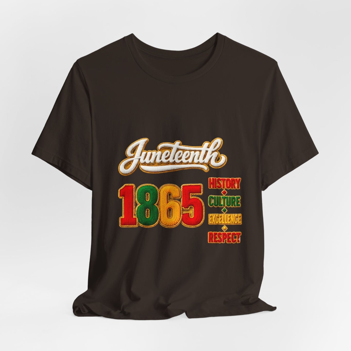 Juneteenth 1865 Tee — History • Culture • Excellence • Respect T-Shirt