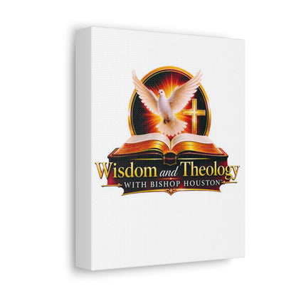 Stretched Canvas - "Wisdom and Theology with Bishop Houston" Christian Wall Art