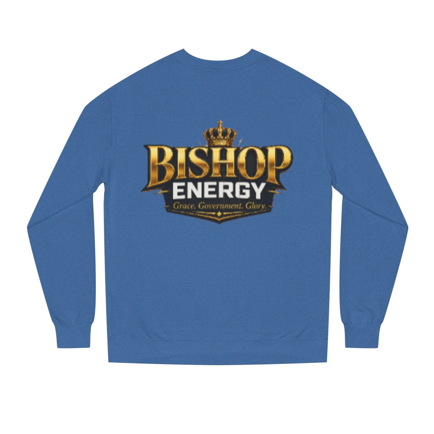 Bishop Energy Crewneck Sweatshirt — Gold Crown Logo Streetwear