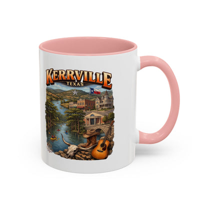 Kerrville Texas Souvenir Coffee Mug — Scenic Riverfront Design (11/15oz)