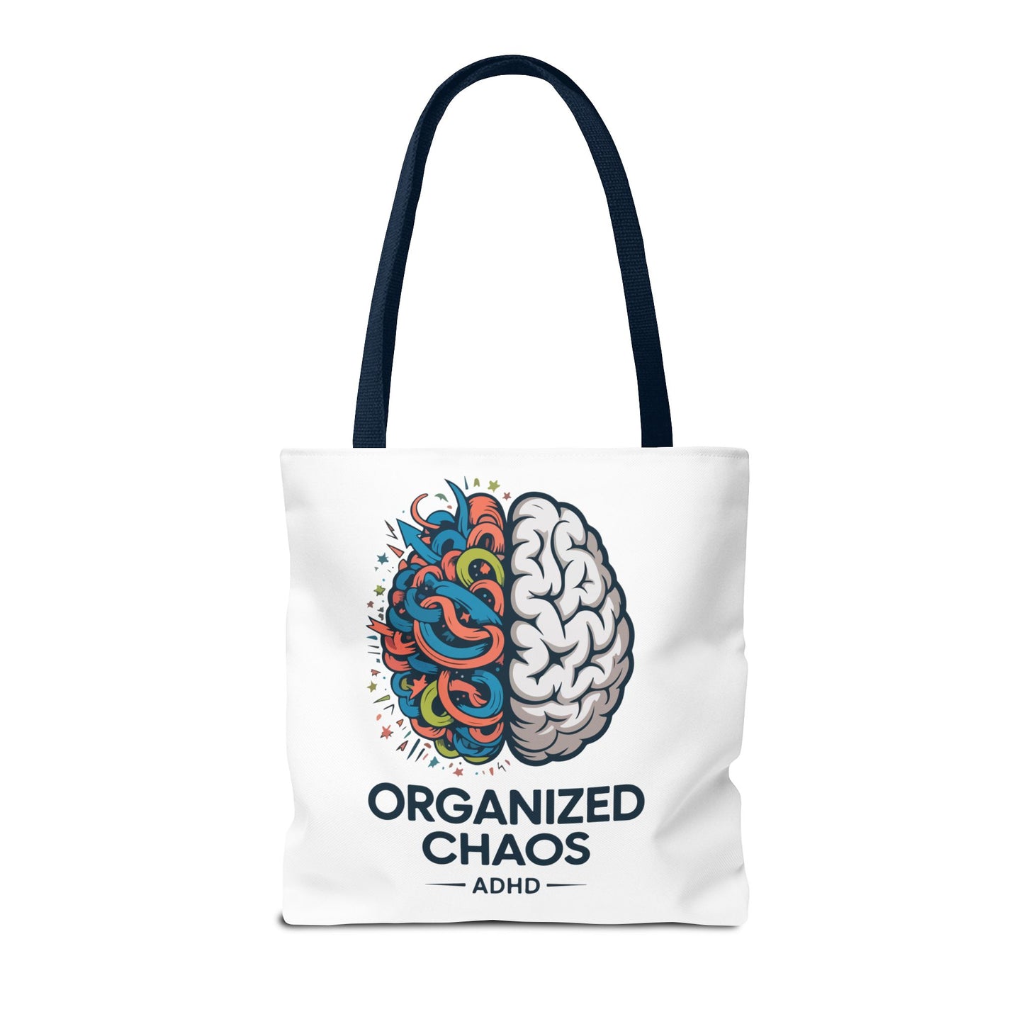ADHD Tote Bag — "Organized Chaos" Brain Design