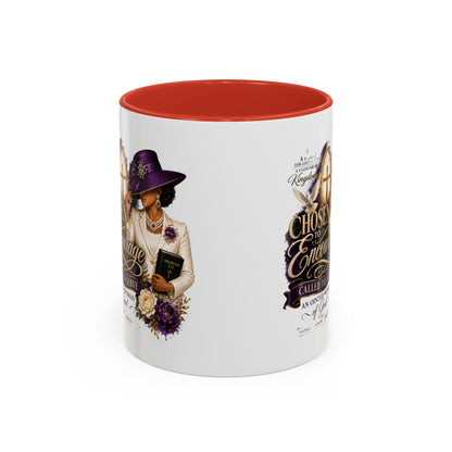 Chosen to Encourage Coffee Mug — Christian Woman Faith Gift (11/15oz)