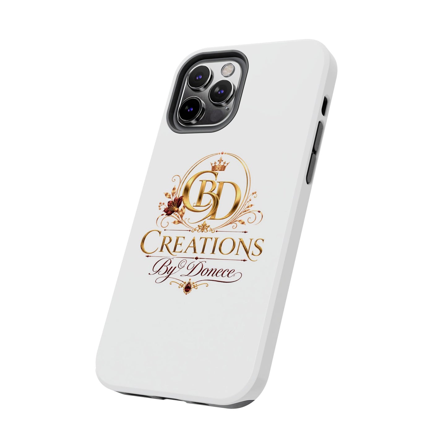 BD Creations By Donece Elegant Logo Tough Phone Case — Protective iPhone Cover