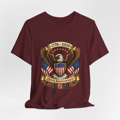 250th Anniversary USA Eagle T-Shirt — 1776–2026 Patriotic Tee