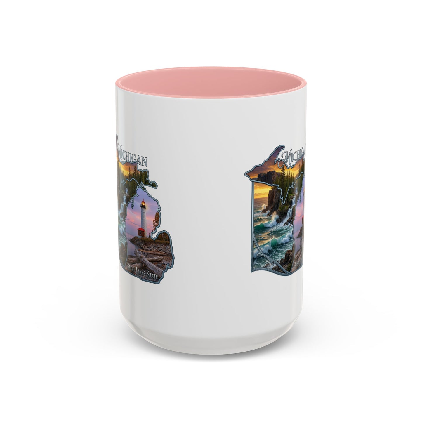 Michigan Lighthouse Coffee Mug — Scenic Great Lakes Accent Mug (11/15oz)